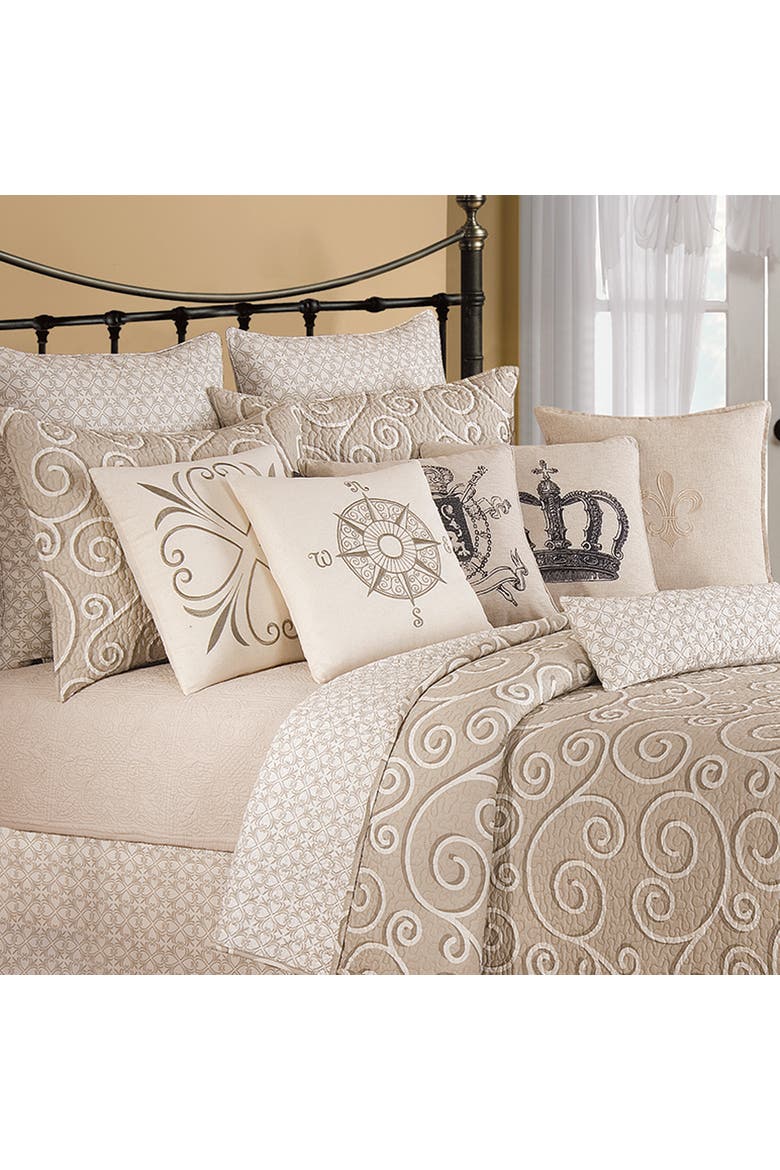 Montpellier Quilt, Alternate, color, Beige