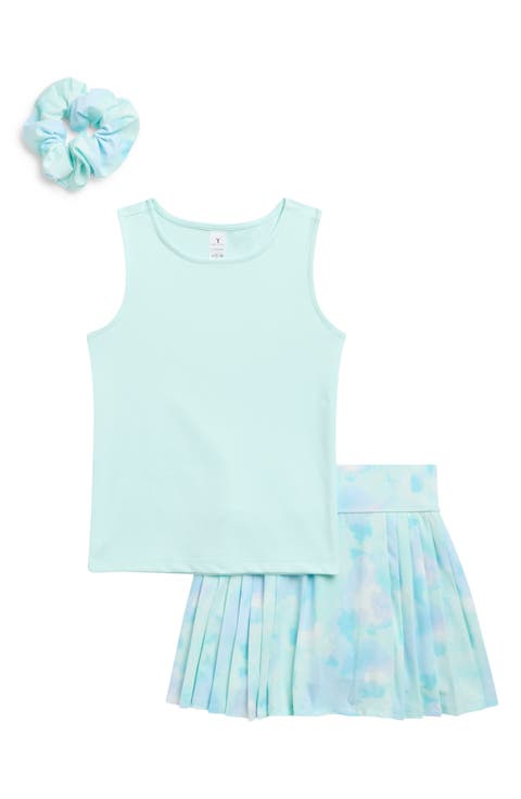Kids' Lux Nicki Tank, Skort & Scrunchie Set (Big Kid)