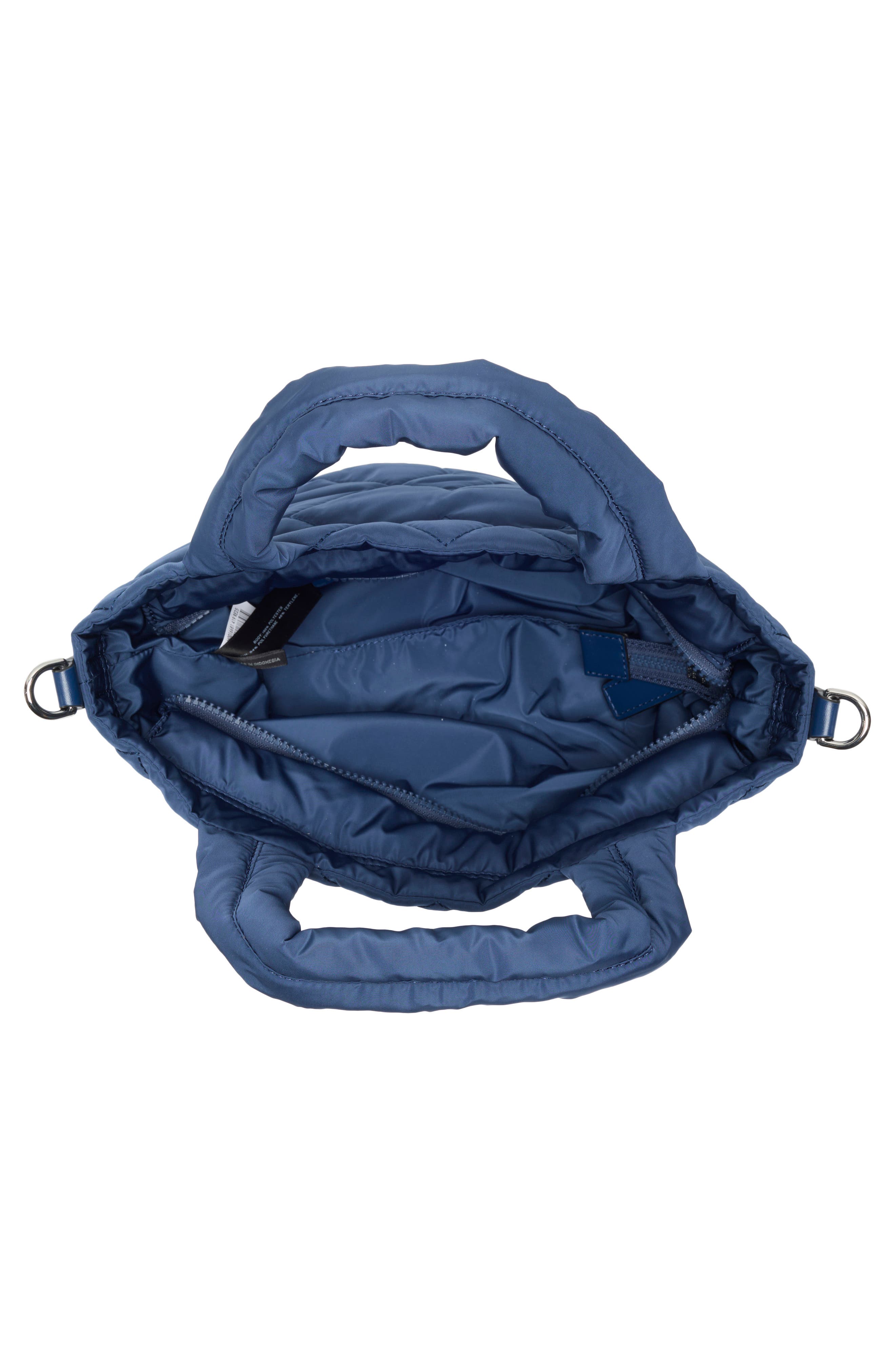 Marc Jacobs Mini Quilted Nylon Tote, Alternate, color, Azure Blue