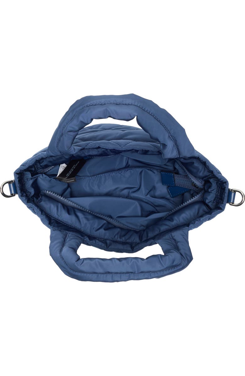 Marc Jacobs Mini Quilted Nylon Tote, Alternate, color, Azure Blue