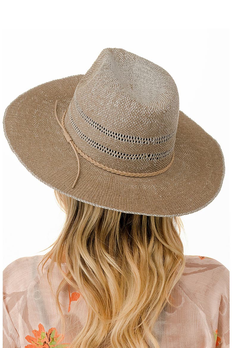 Straw Panama Hat, Alternate, color, TAUPE