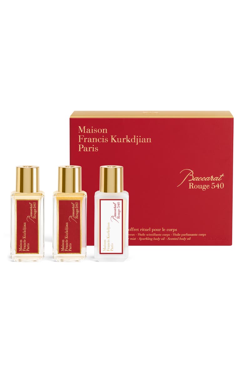 Maison Francis Kurkdjian Baccarat Rouge 540 3-Piece Body Ritual Set, Alternate, color,