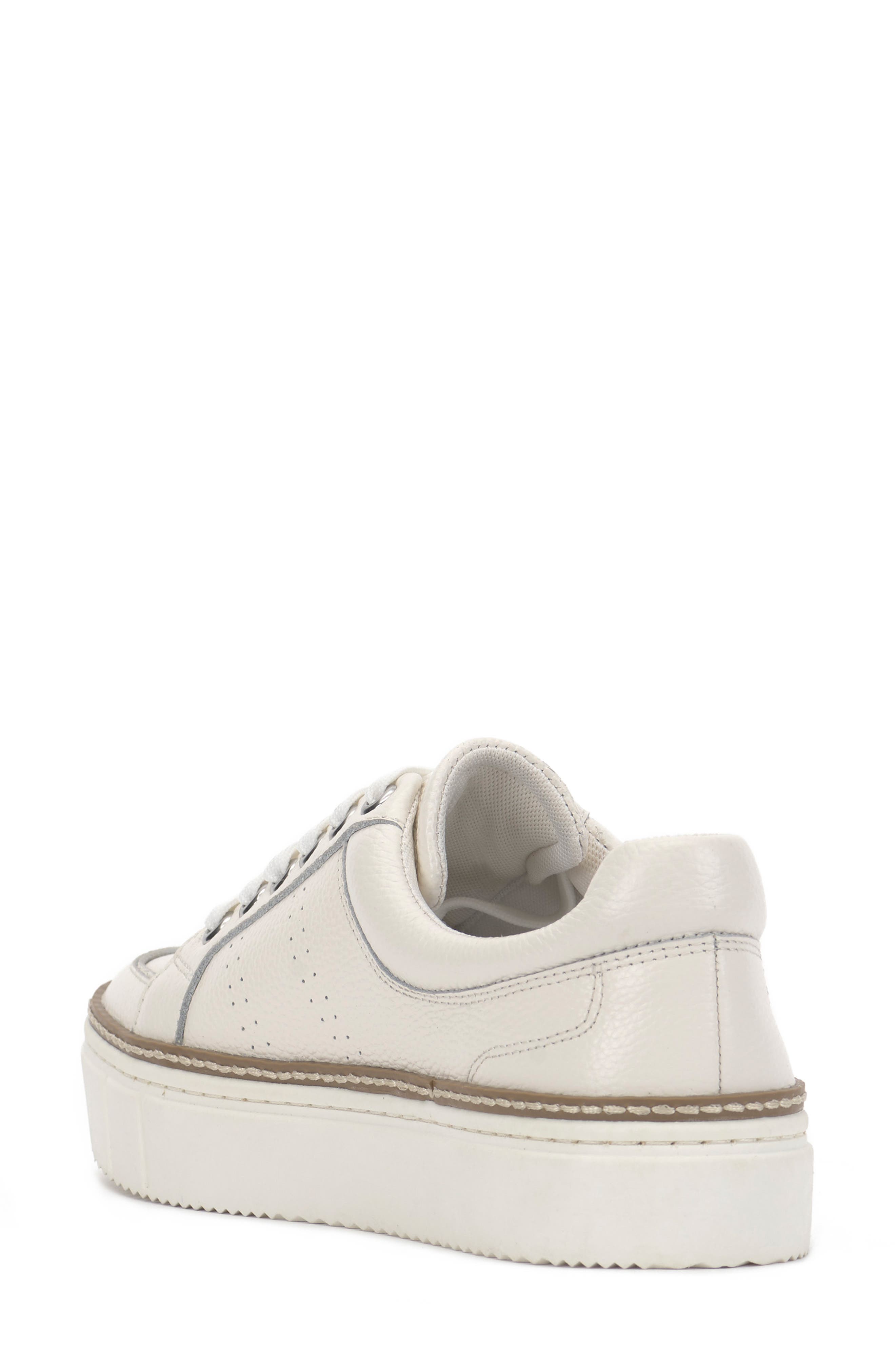 Randay Leather Platform Sneaker, Alternate, color, BRIGHT WHITE