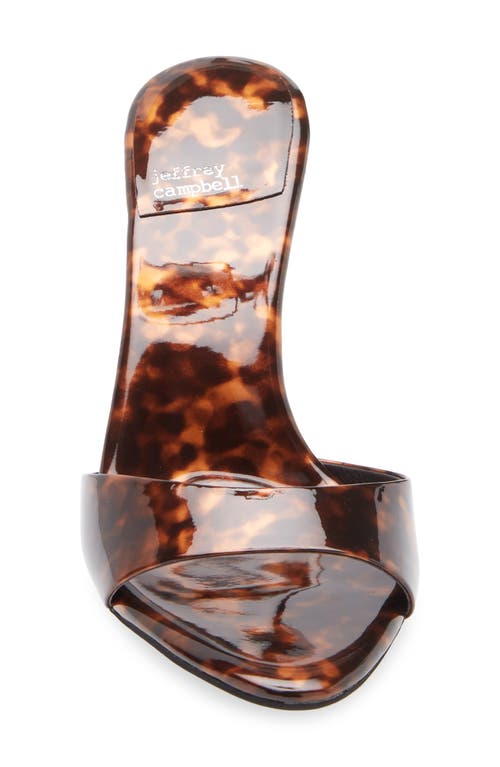 Jeffrey Campbell Ce-soire Slide Sandal In Tortoise