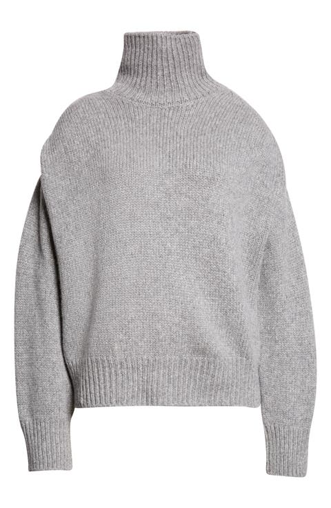 Raglan High Neck Cashmere Sweater