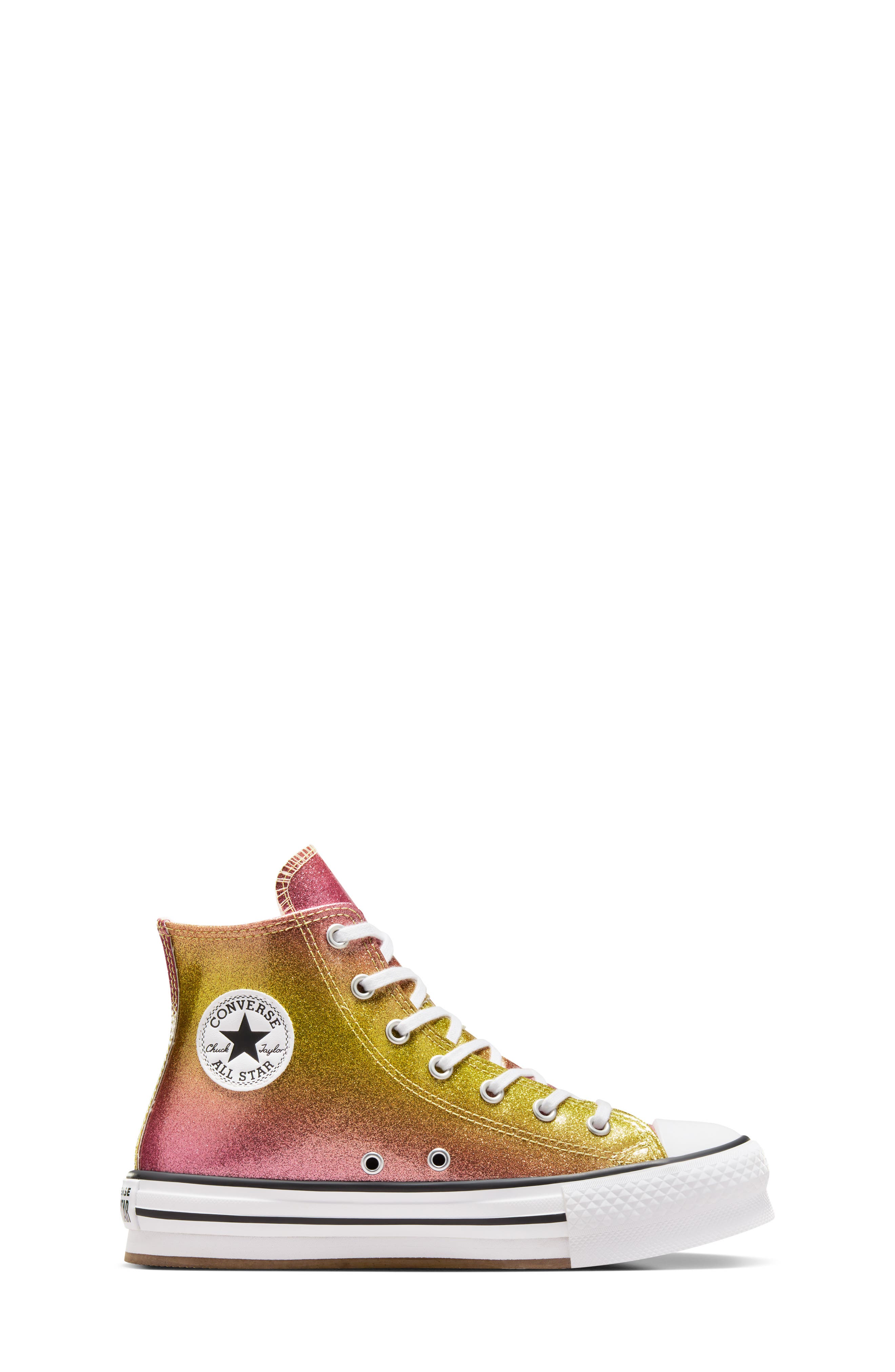 Converse Kids' Chuck Taylor<sup>®</sup> All Star<sup>®</sup> EVA Lift High Top Platform Sneaker, Alternate, color, 