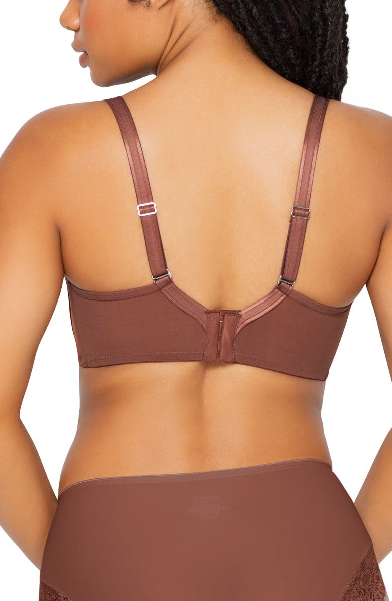 Curvy Couture Tulip Smooth Convertible Underwire Push-Up Bra, Alternate, color, 