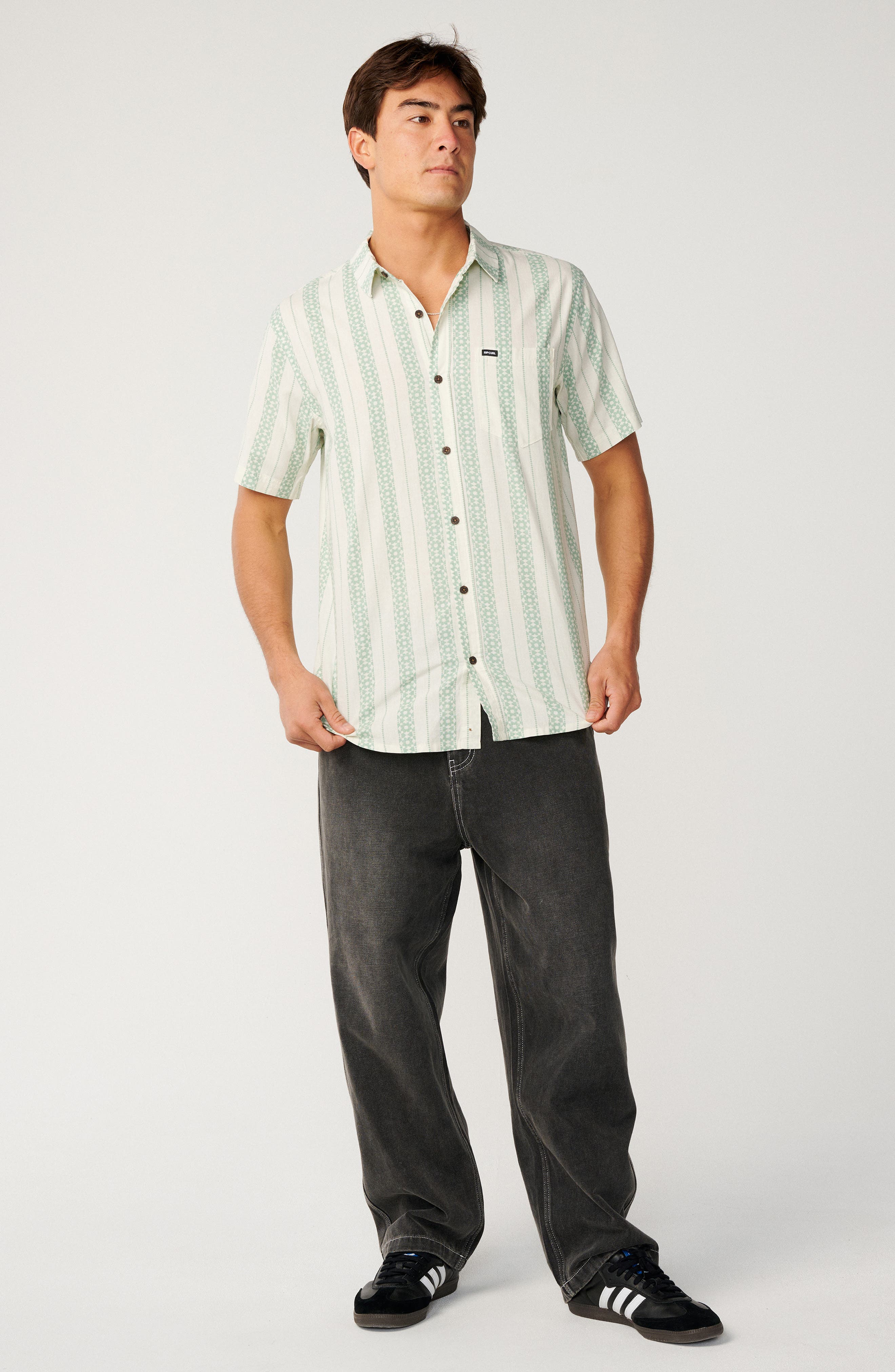 Rip Curl Sessions Short Sleeve Button-Up Shirt (Men) | Nordstrom