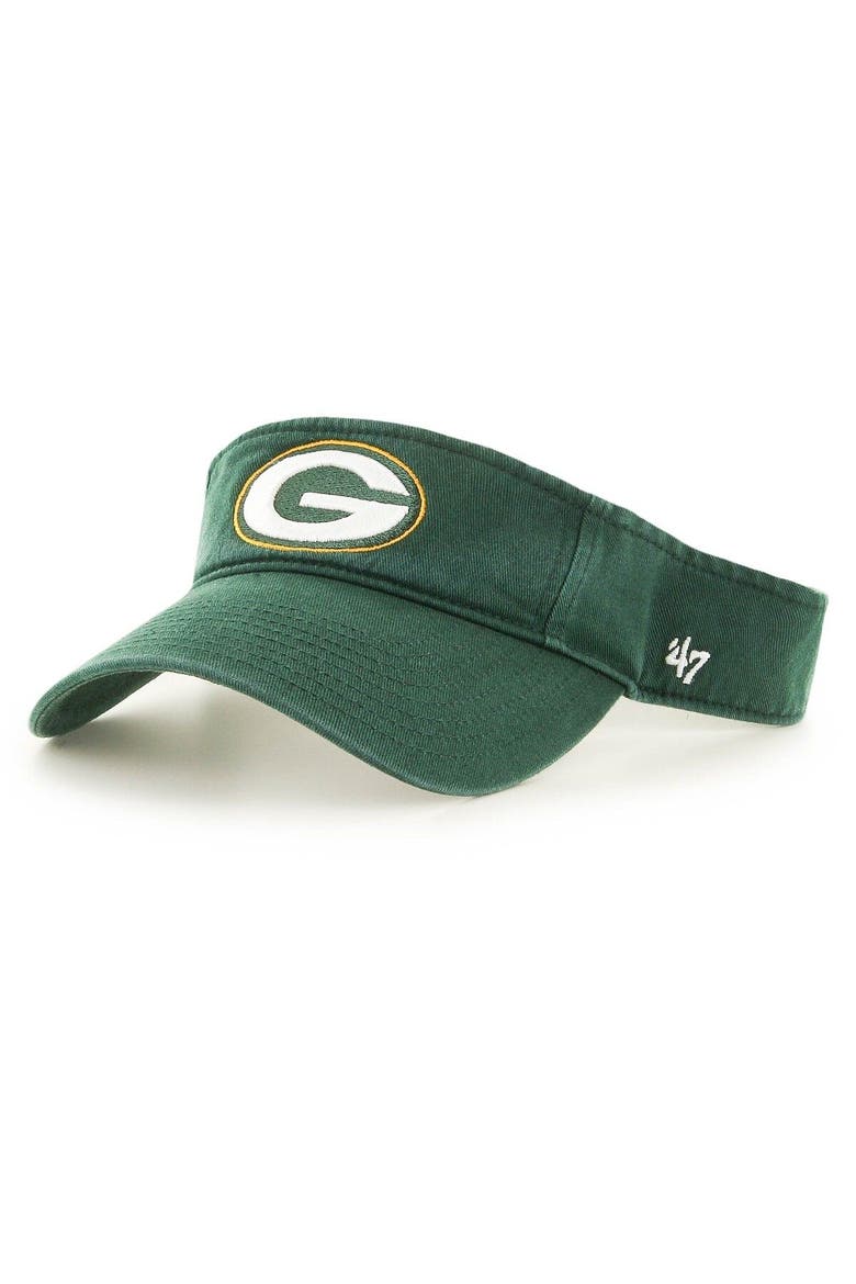 Men's '47 Green Green Bay Packers Clean Up Visor, Main, color, Green