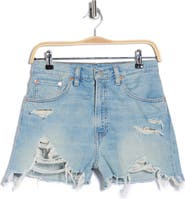 DENIMIST Nic High Waist Cutoff Denim Shorts