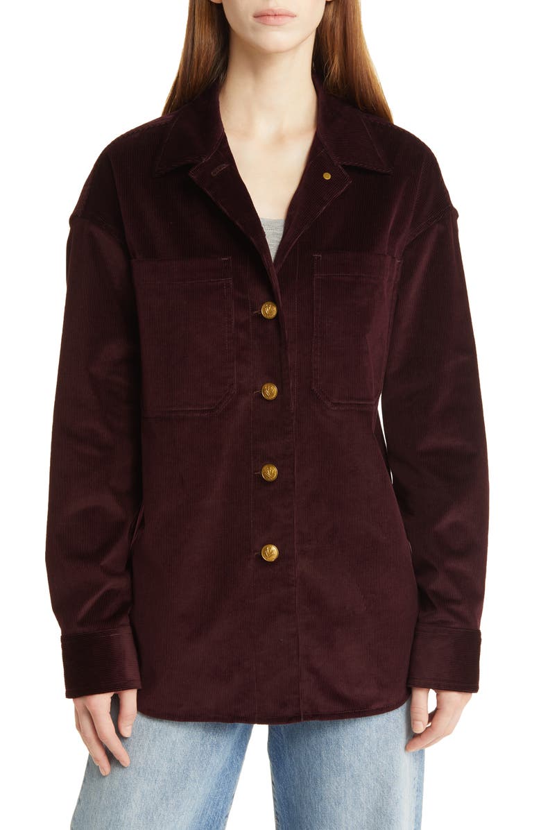 rag & bone Lory Corduroy Shirt Jacket, Alternate, color,