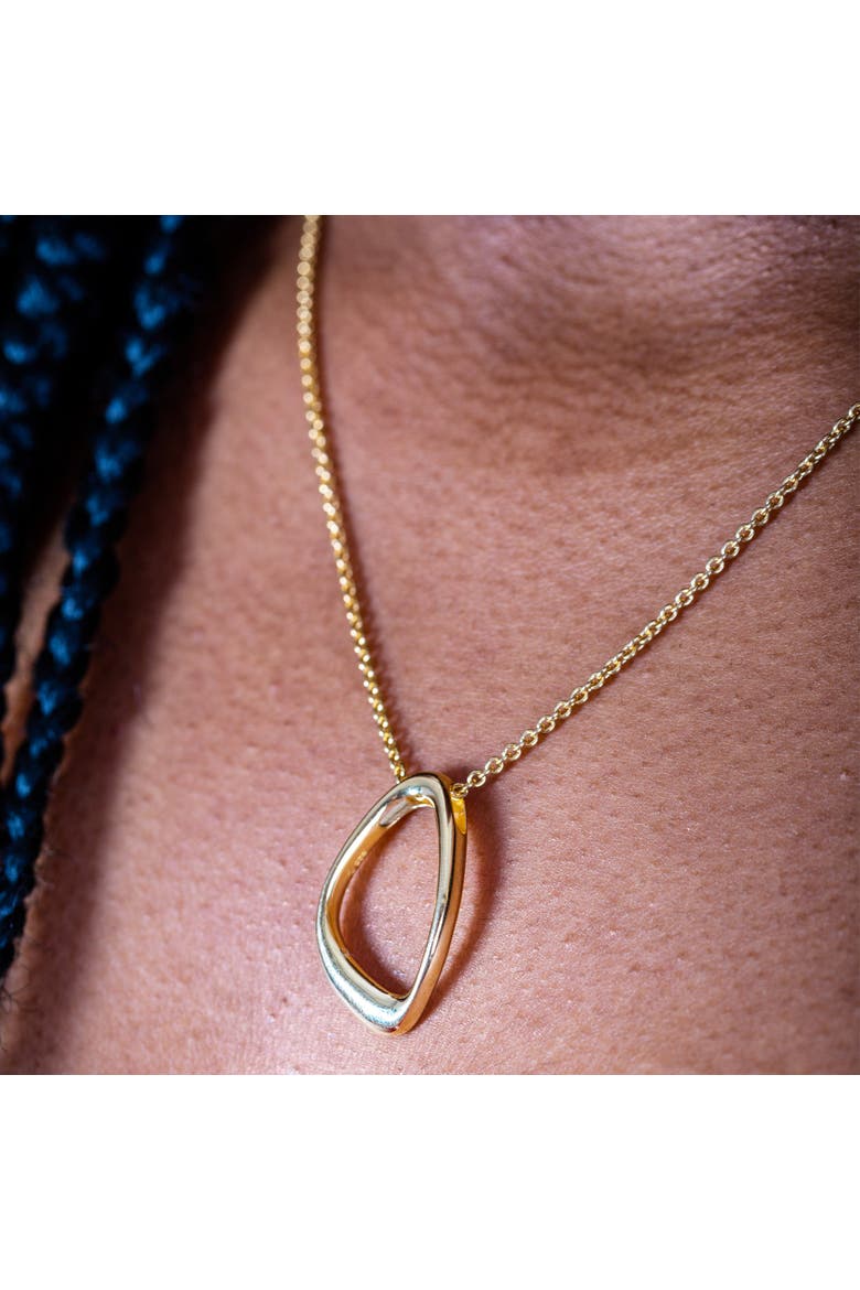 Volcan Pendant, Alternate, color, Gold Vermeil