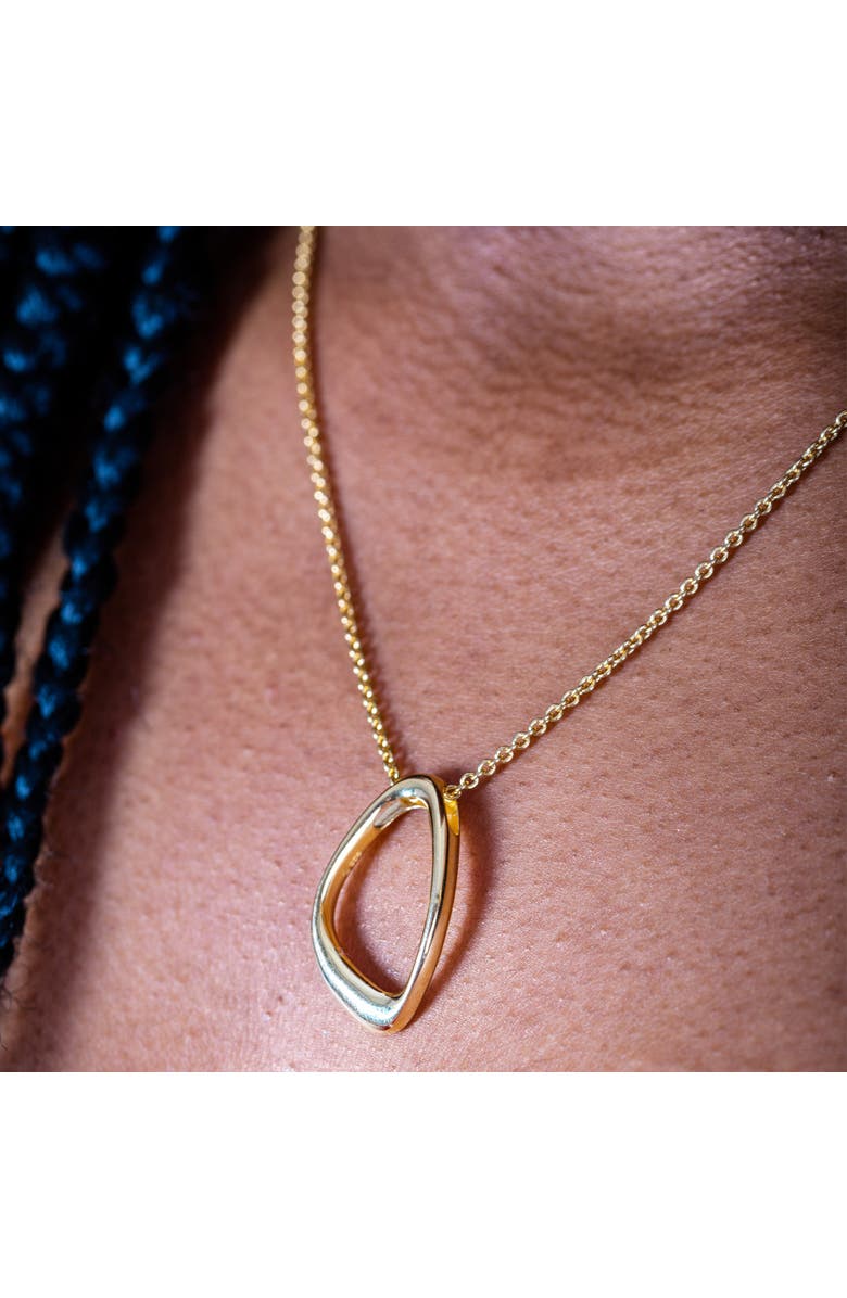 Lucy Quartermaine Volcan Pendant, Alternate, color, Gold Vermeil