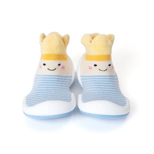 Komuello Toddler Boy Sock Shoes - Crown Prince in Blue  product