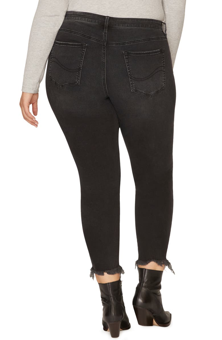 Sanctuary Social Standard High Rise Ankle Skinny Jeans, Alternate, color,