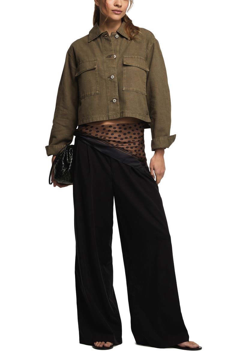 Denim Utility Jacket, Alternate, color, EASY DAY WASH