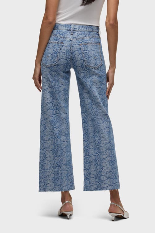 Hudson Jeans Rosie High-rise Wide Leg Ankle In Blue