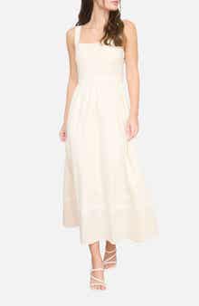 Square Neck Midi Dress