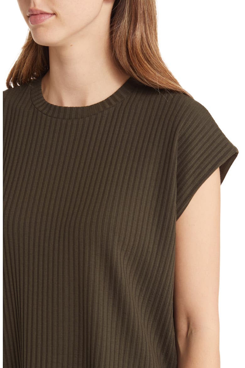 Ribbed Dolman Sleeve Top, Alternate, color, WOODLAND
