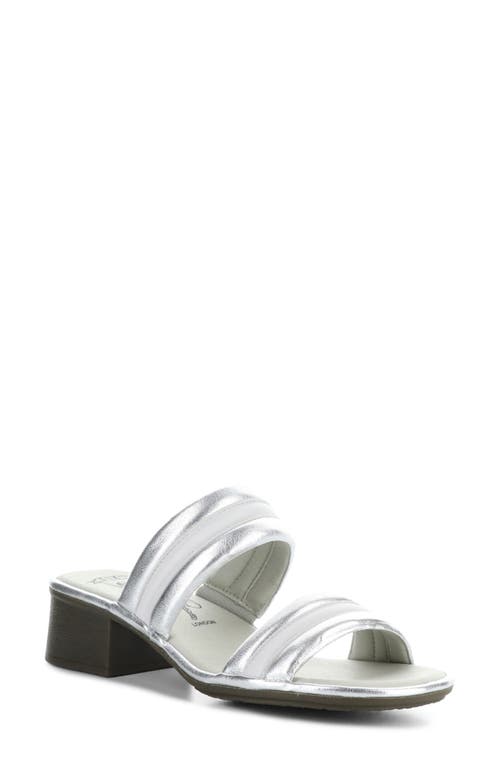 Fly London Eity Block Heel Sandal In Metallic
