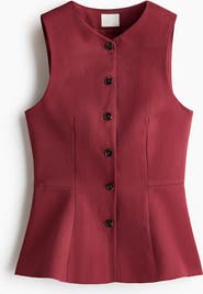 H&M Peplum Waistcoat
