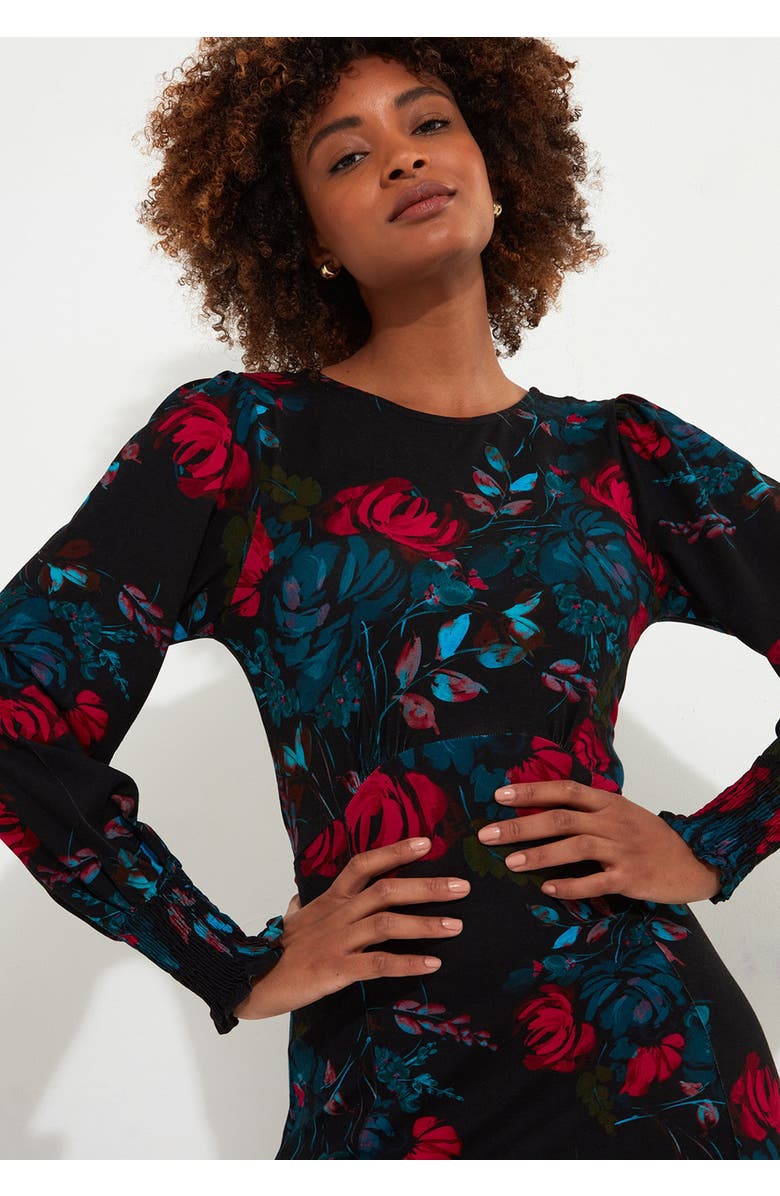 Joe Browns Stretch Knit Jersey Maxi Dress, Alternate, color, Bold Red Rose