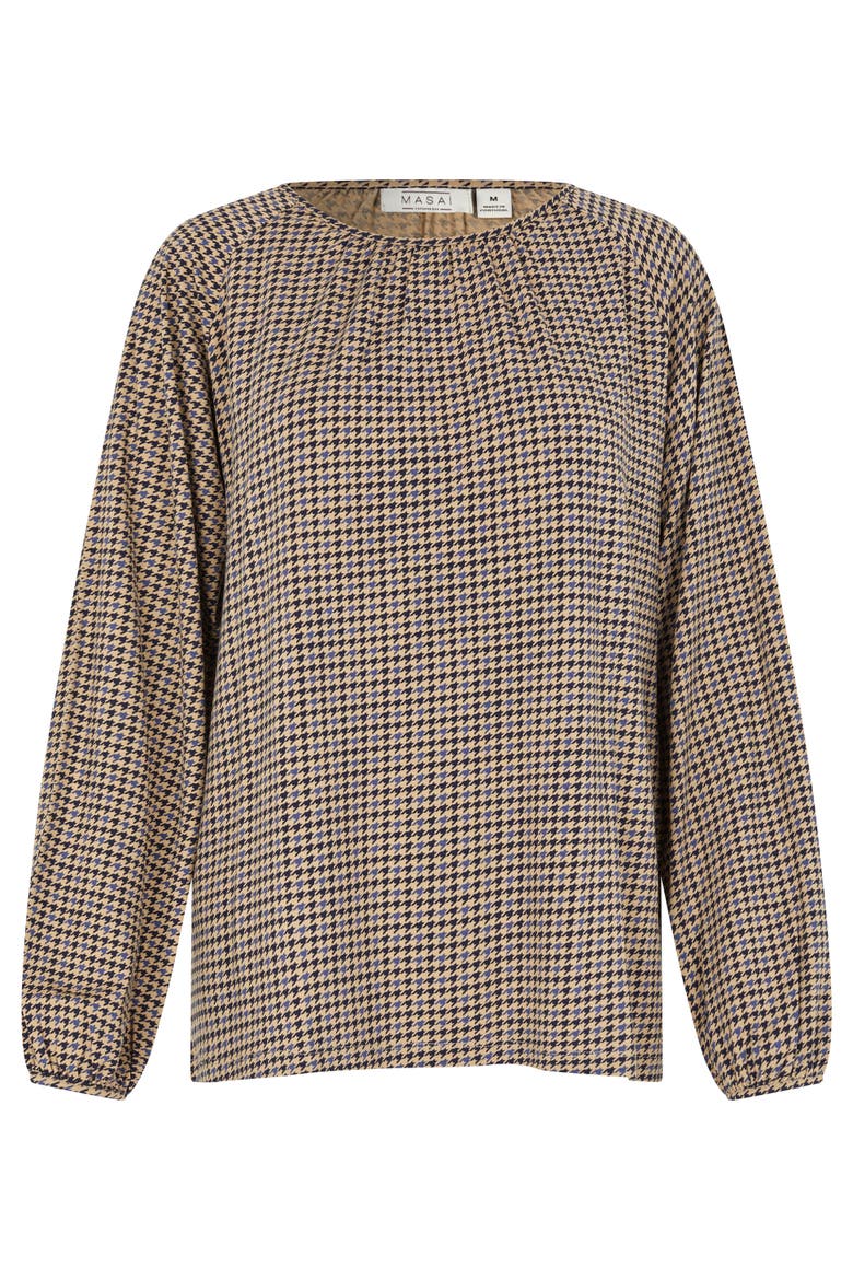 Long sleeve Heritage top, Alternate, color, Gray Blue