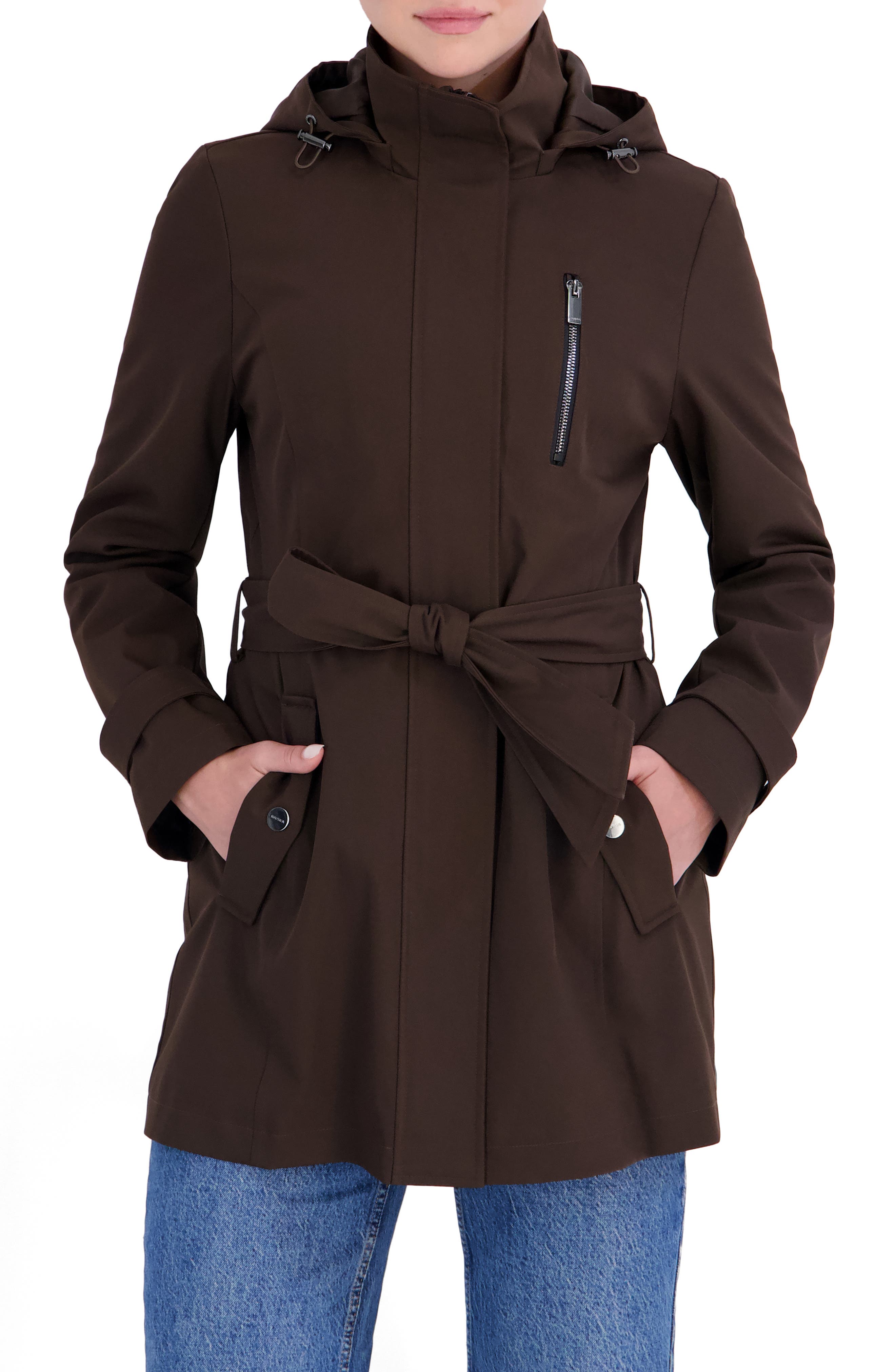 Water Resistant Hooded Raincoat