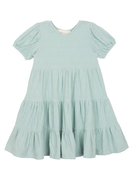 Mabel + Honey Kids'  Crystal Dress In Green
