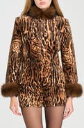 WAYF x Rose Lola Naomi Faux Fur Trim Jacket