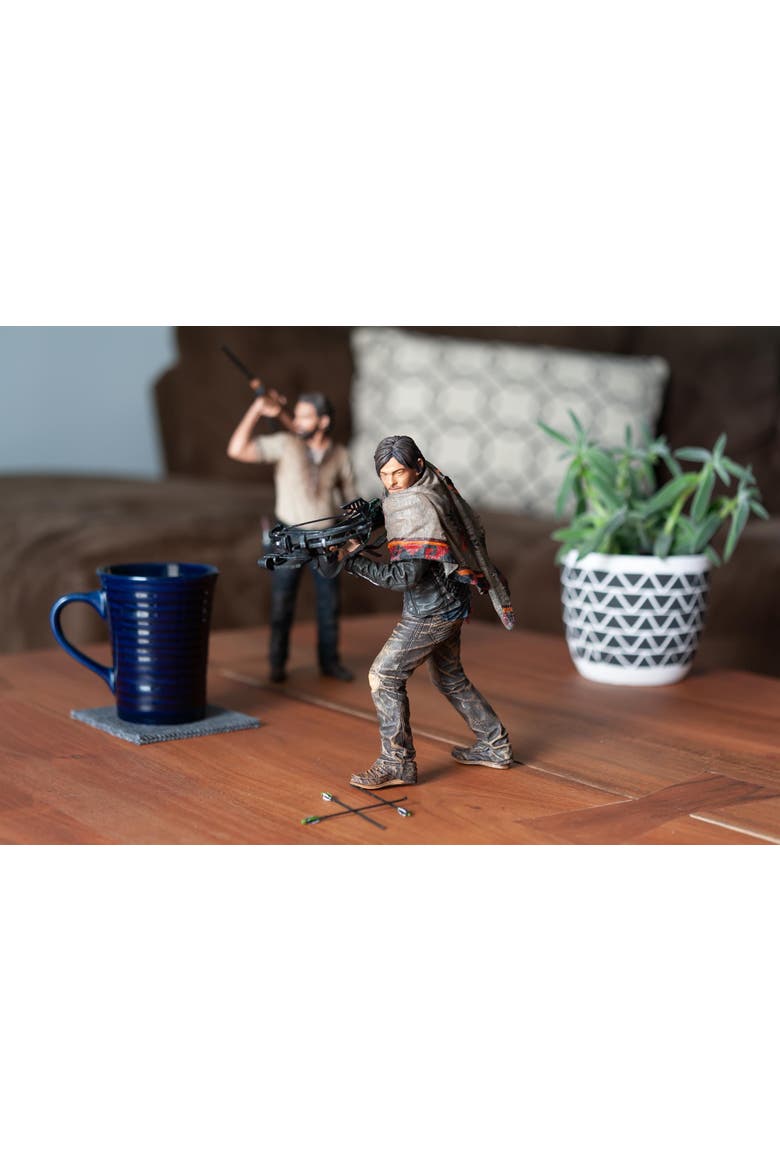 The Walking Dead Daryl Dixon Deluxe Poseable Figure | Measures 10 Inches Tall, Alternate, color, Brown