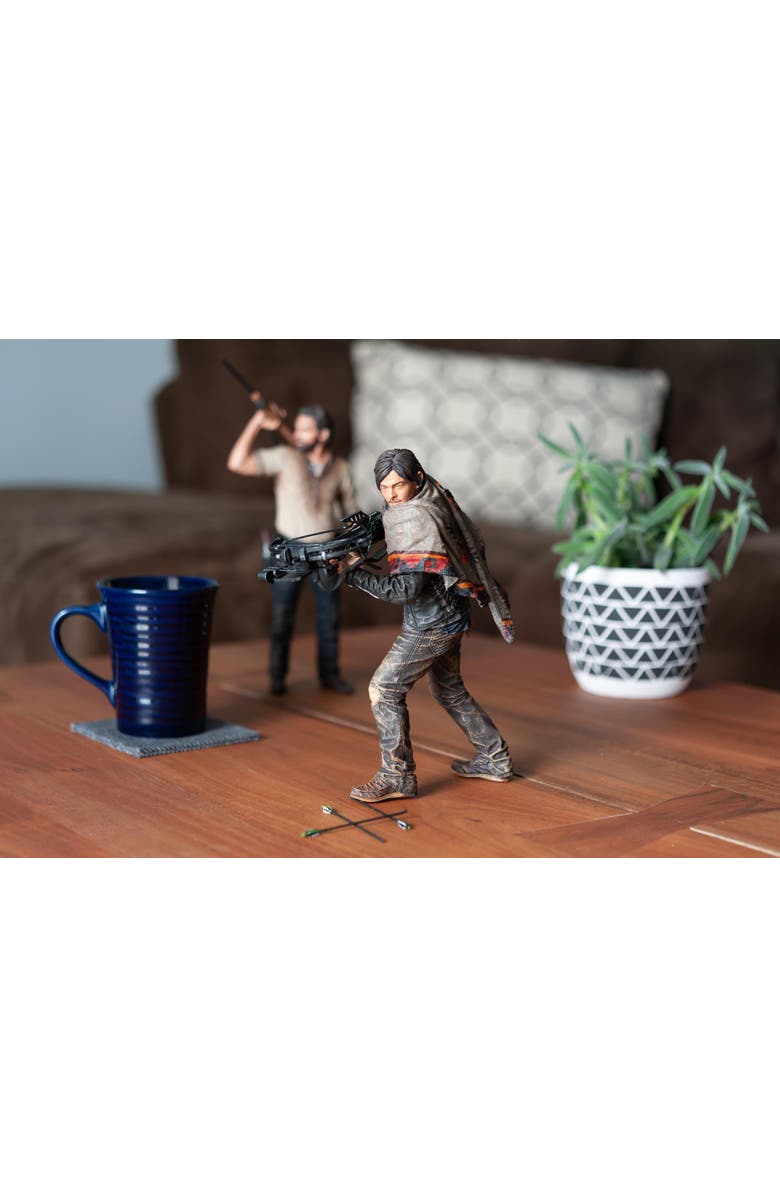 Toynk The Walking Dead Daryl Dixon Deluxe Poseable Figure | Measures 10 Inches Tall, Alternate, color, Brown