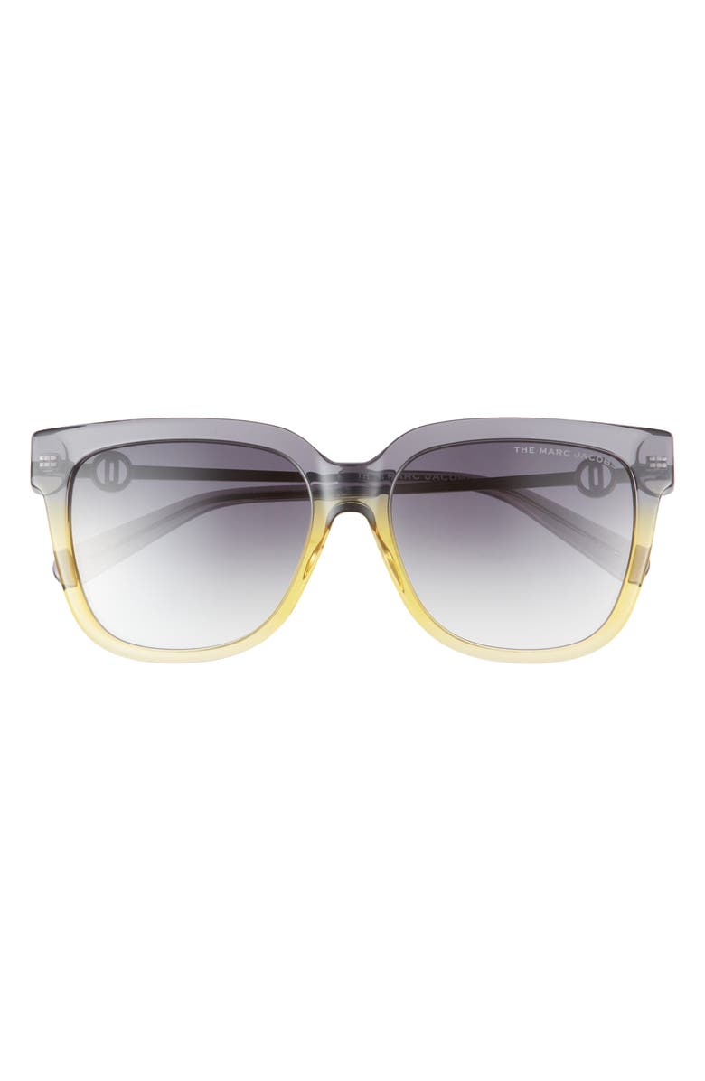 Marc Jacobs 55mm Rectangle Sunglasses, Main, color, 