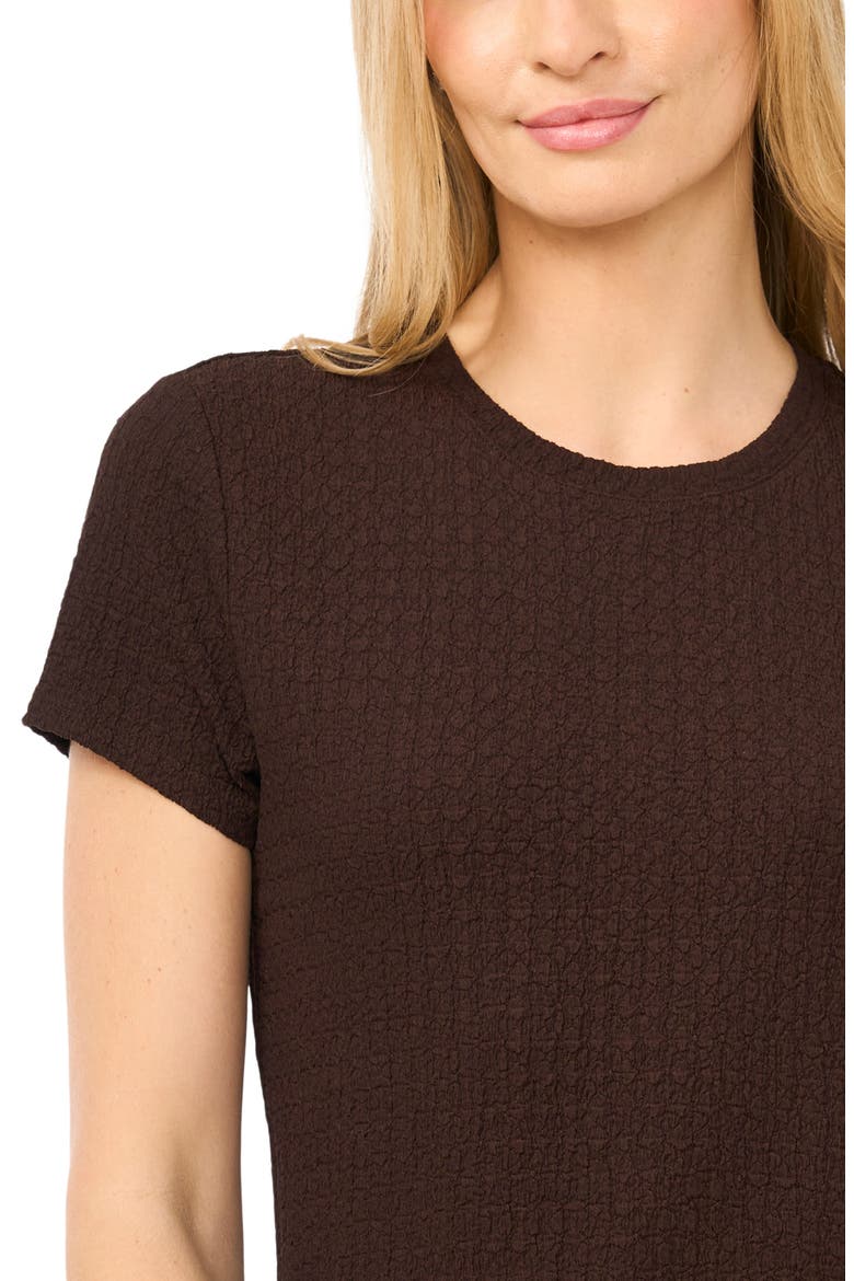 Pucker Crewneck T-Shirt, Alternate, color, MOLE