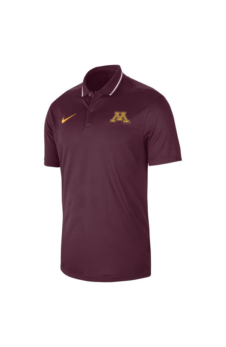 Nike Men's Nike  Maroon Minnesota Golden Gophers 2023 Sideline Coaches Performance Polo, Alternate, color, Maroon