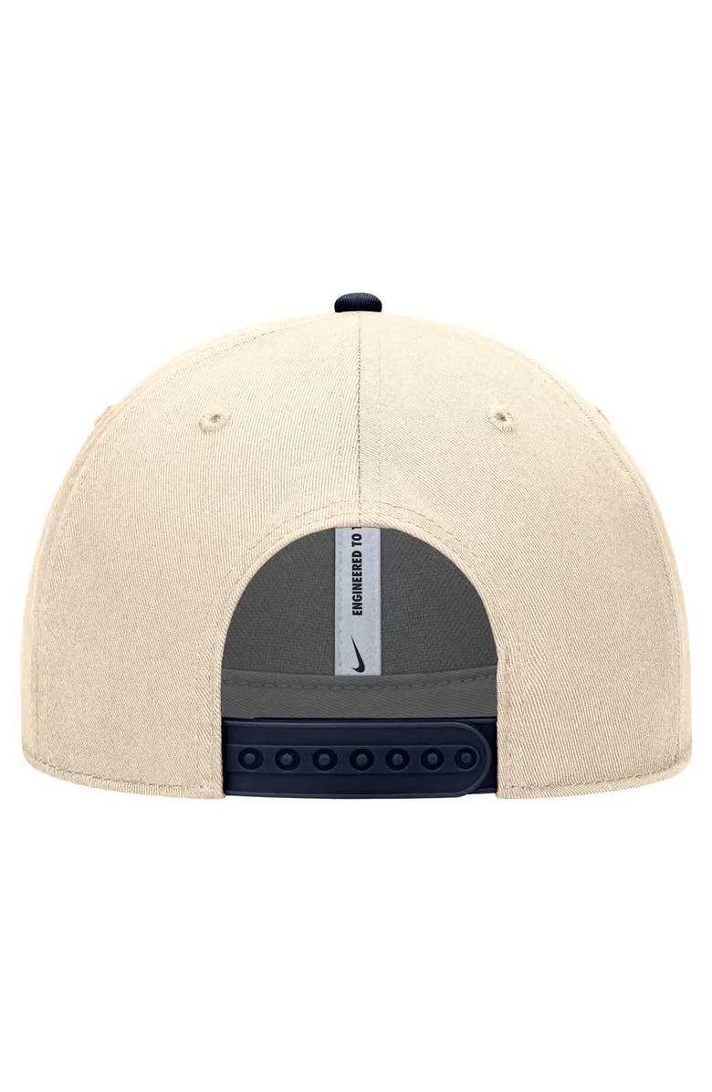 Nike Men's Nike Natural Virginia Cavaliers Vintage Rise Dri-FIT Adjustable Hat, Alternate, color, 