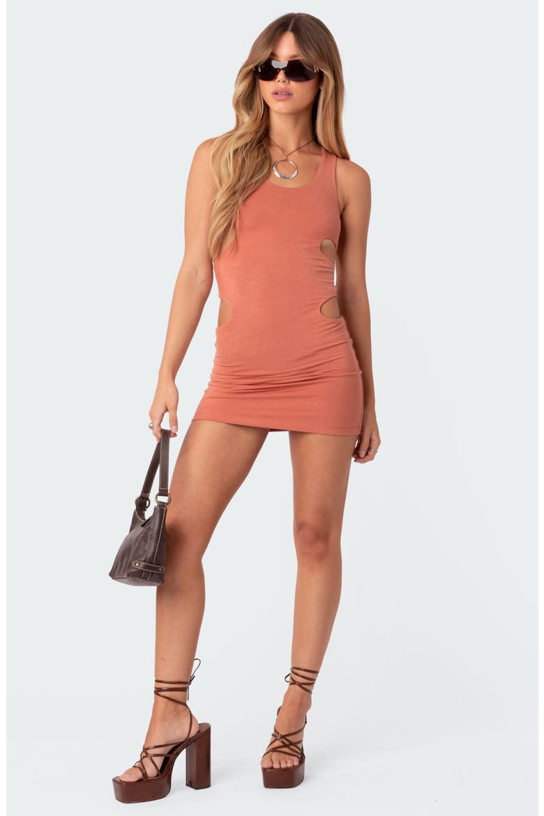 Wilma Cutout Body-Con Minidress, Alternate, color, HAMRA