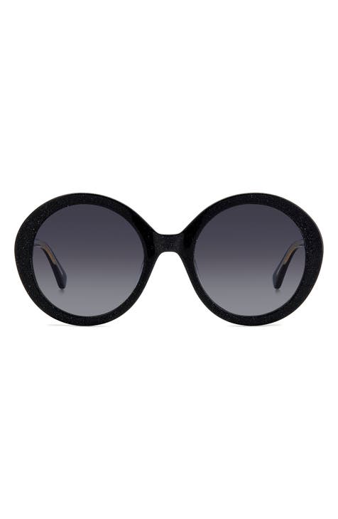 Kate Spade New York popular Black Odetta Round Sunglasses NWT