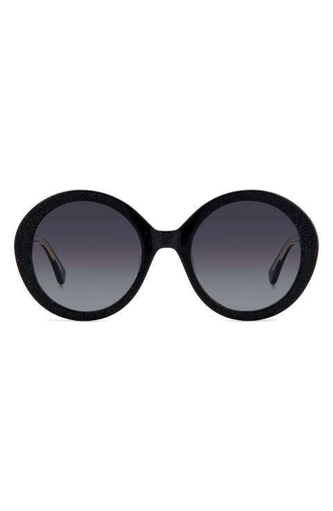 zya 55mm gradient round sunglasses
