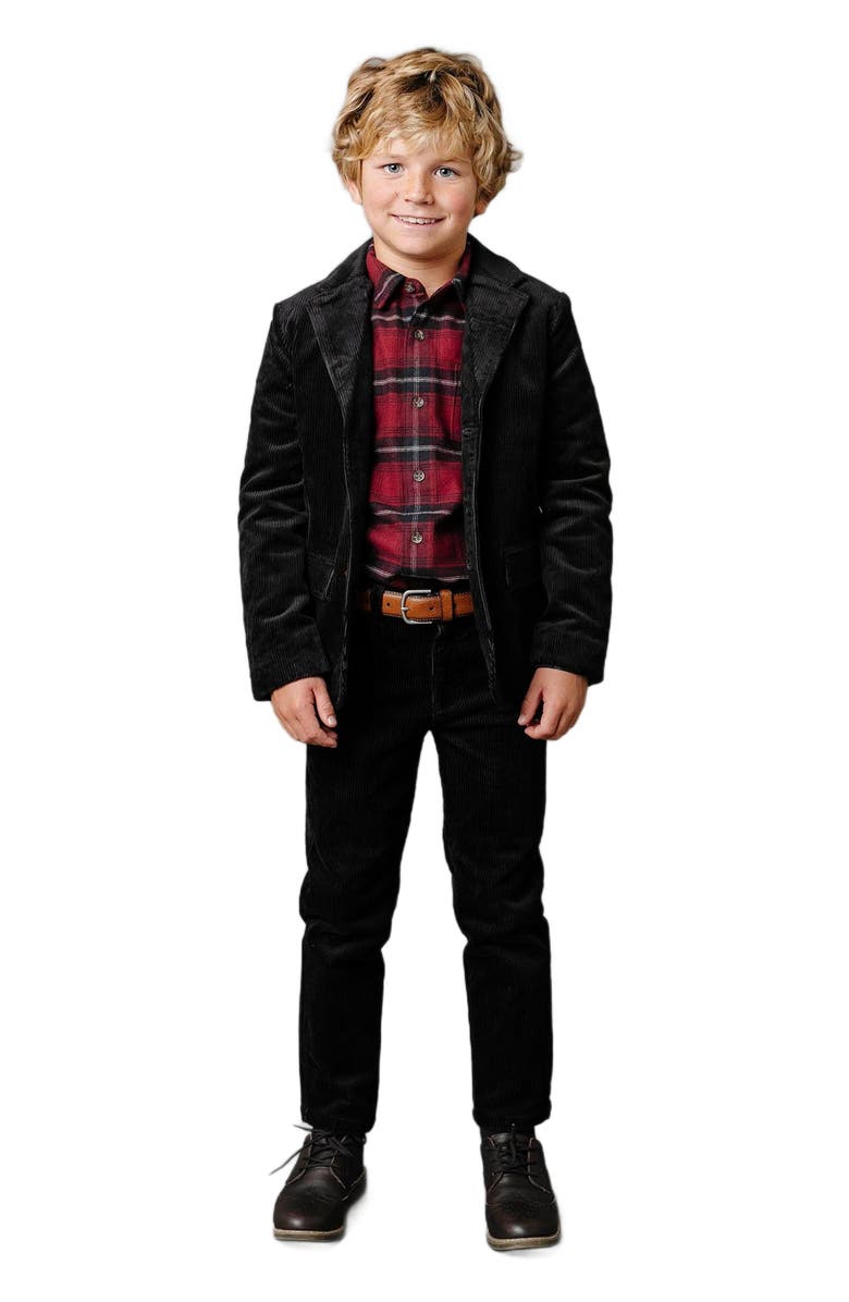 Hope & Henry Boys' Organic Corduroy Pant, Toddler, Alternate, color, Black