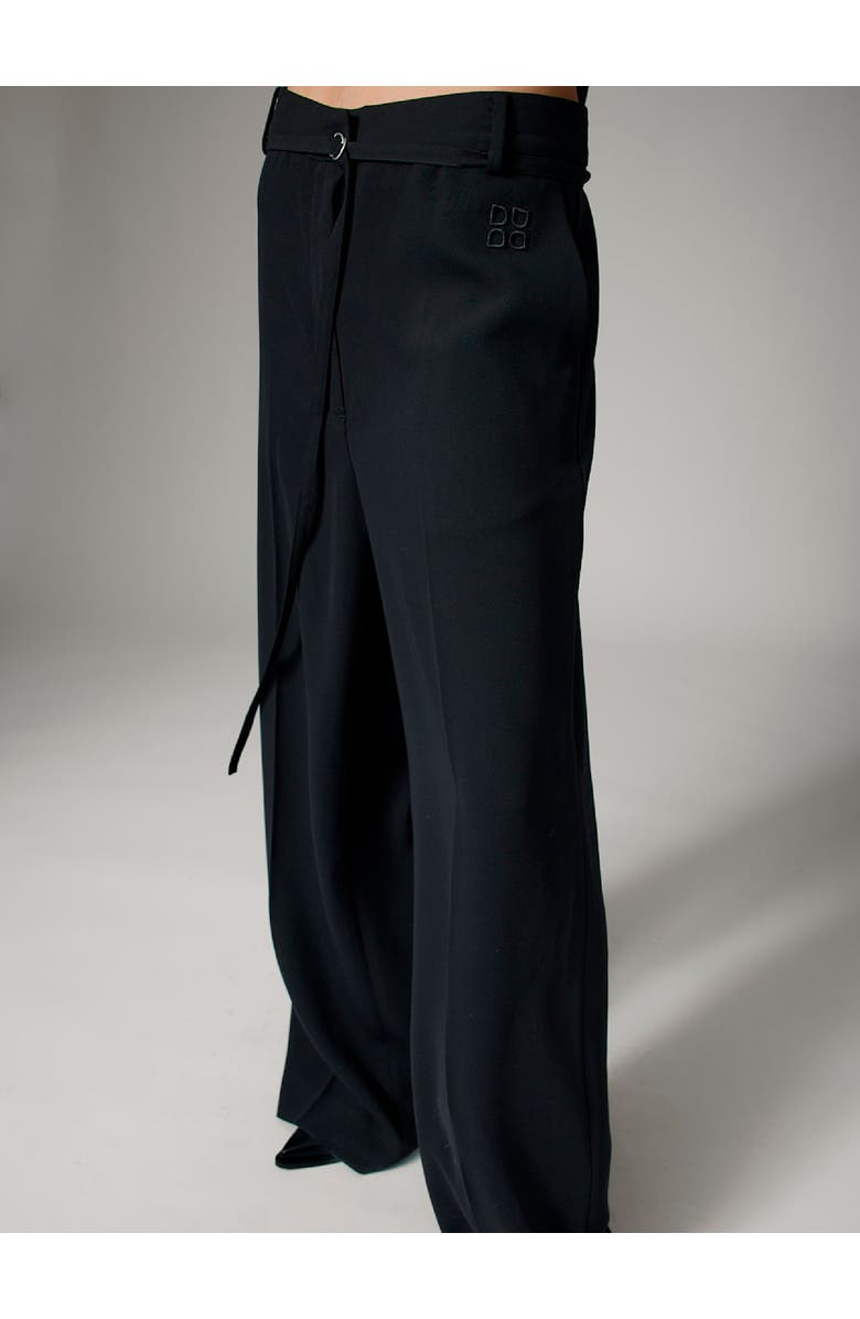 Day Elina Gabardine Wide Leg Pants, Main, color, Black