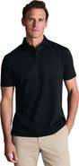 Charles Tyrwhitt Short Sleeve Cotton Stretch Smart Pique Polo