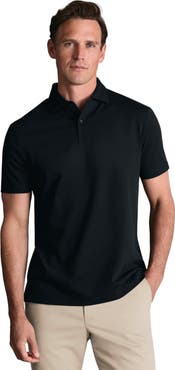 Charles Tyrwhitt Short Sleeve Cotton Stretch Smart Pique Polo
