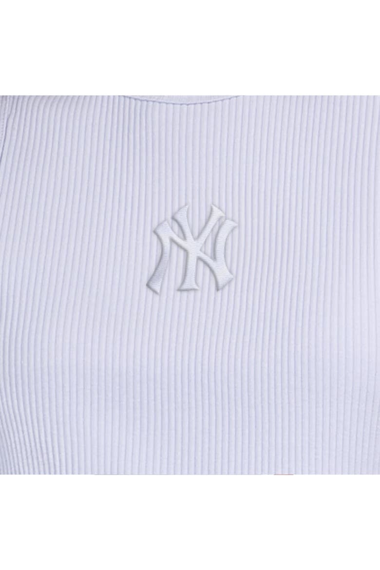 Women's Starter Light Blue New York Yankees Pastels Ribbed Tank Top, Alternate, color, Light Blue