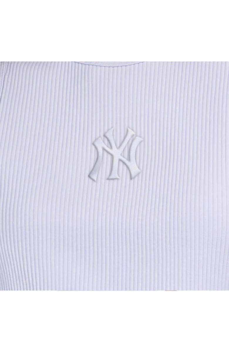 STARTER Women's Starter Light Blue New York Yankees Pastels Ribbed Tank Top, Alternate, color, Light Blue