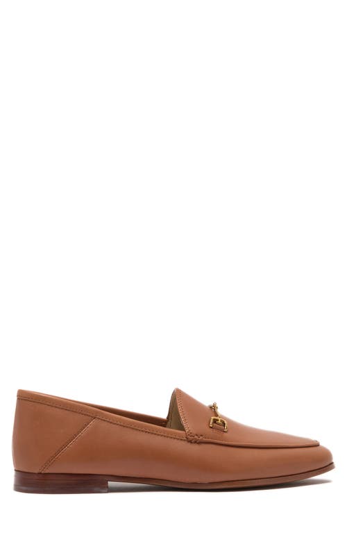 Sam Edelman Loraine Bit Metallic-horsebit Leather Loafers In Brown