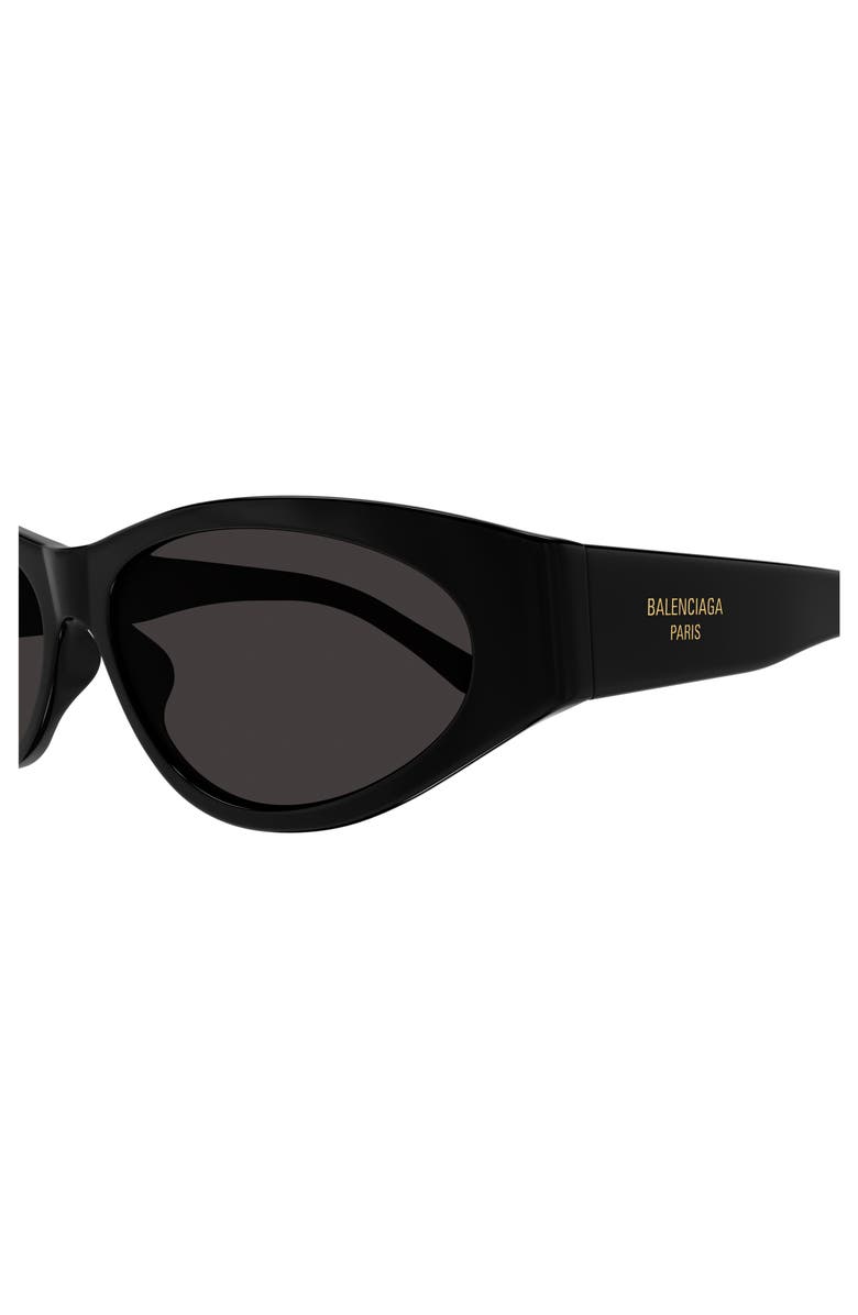Balenciaga 60mm Oval Sunglasses, Alternate, color,