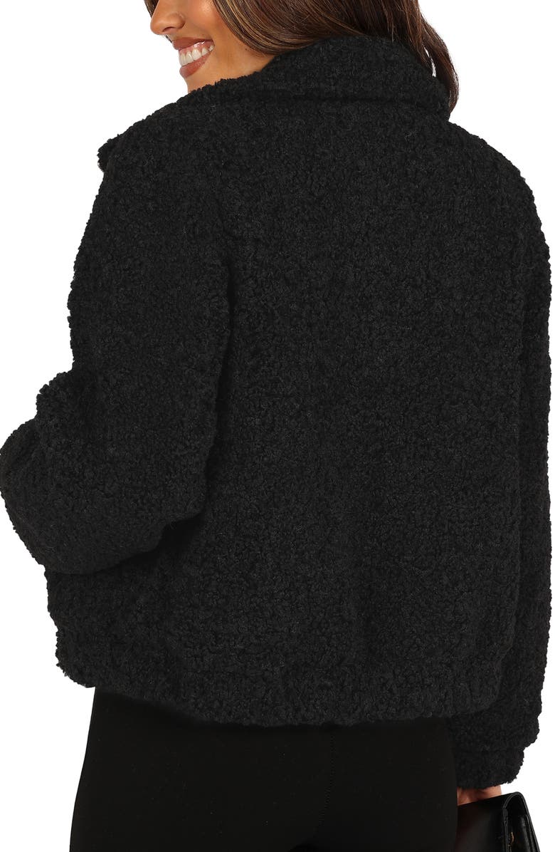 Petal & Pup Lucia Faux Fur Zip-Up Jacket, Alternate, color,