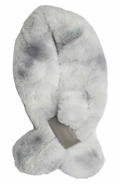 MARCUS ADLER Ombre Faux Fur Collar Scarf