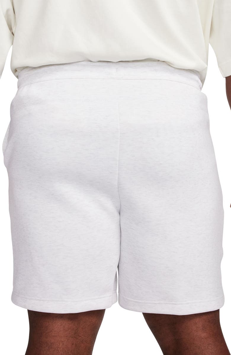 Nike Tech Fleece Sweat Shorts, Alternate, color, Birch Heather/ Black